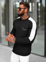 Hanorac bărbați negru OZONEE O/P2033Z