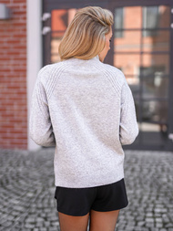 Pulover dama gri OZONEE JS/53B5201/2