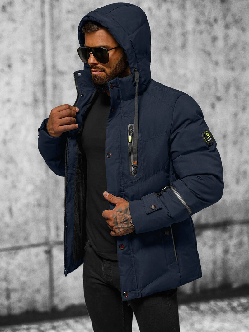 Geacă bărbați albastru marin OZONEE JS/5M3137/215