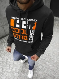 Hanorac bărbați neagră OZONEE JS/Y10022