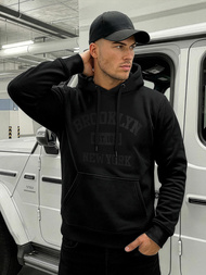 Hanorac bărbați negru OZONEE JS/8B1969/3