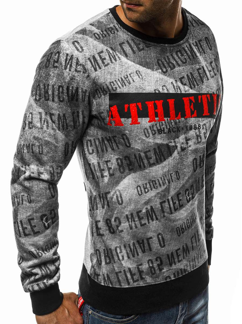 Hanorac bărbați gri OZONEE JS/DD236