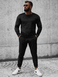 Trening catifea bărbați negru OZONEE O/12138