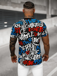 Tricou bărbați negru OZONEE O/T1271/3