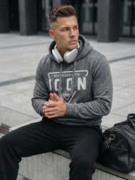 Hanorac bărbați antracit OZONEE JS/8B1737/5