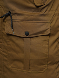 Geacă de iarnă parka bărbați camel OZONEE JS/22M317/84