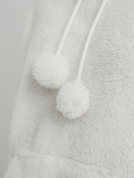 Hanorac femei albă OZONEE JS/HH192/1