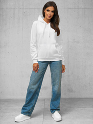 Hanorac femei albă OZONEE JS/W02Z