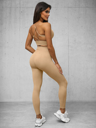 Trening din două piese damă bej OZONEE O/YJS7714