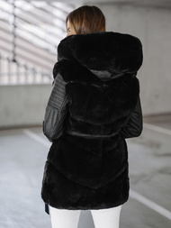 Geacă de femei neagra OZONEE JS/11Z8090Z