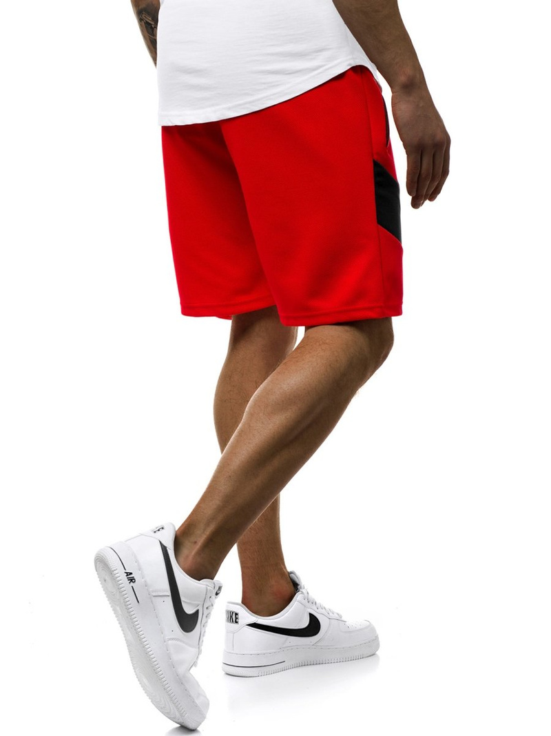 Pantaloni scurti bărbați rosii OZONEE JS/KS2515