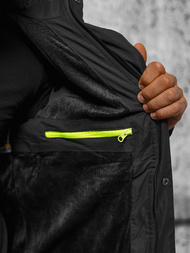 Geacă bărbați neagră OZONEE JS/5M3137/392