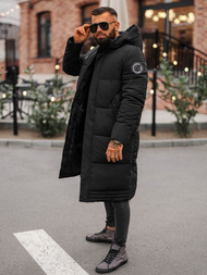 Geacă de iarnă bărbați neagră OZONEE JS/19M1290/392