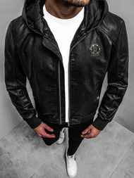 Jachetă bărbați neagră OZONEE N/5003/18Z