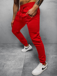 Pantaloni de trening bărbaţi rosii OZONEE JS/XW01Z 