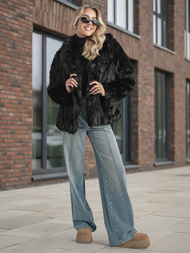 Geacă de femei neagra OZONEE JS/11Z8261