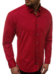 Cămașă bărbați roșie OZONEE B/K59