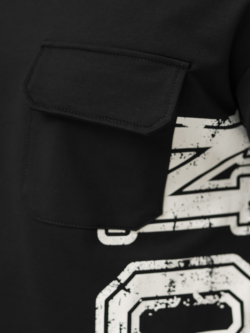 Compleu sport bărbaţi negru OZONEE JS/27C6531/3