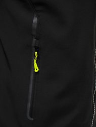 Jachetă bărbați SOFTSHELL neagră-galben OZONEE GE/12269Z