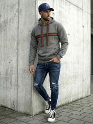 Hanorac bărbați antracit OZONEE JS/8B1735/5Z