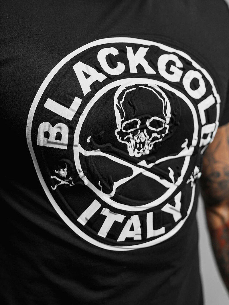 Tricou bărbați negru OZONEE NB/MT3074