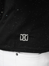 Tricou bărbați negru OZONEE O/QQ1388