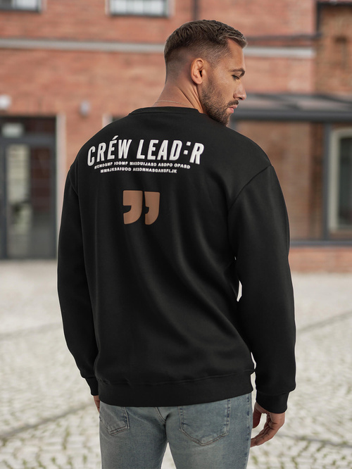 Hanorac bărbați negru OZONEE JS/65B3917/3