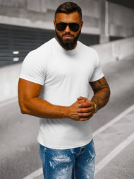 Tricou bărbați alb OZONEE JS/712005Z 