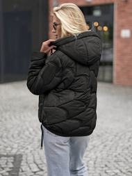 Geacă de femei neagra OZONEE JS/5M3336/392Z