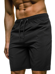 Pantaloni scurti de baie bărbați negri OZONEE JS/HH037/1