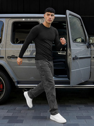 Blugi bărbaţi antracit OZONEE O/KK2828/5Z