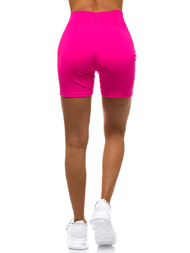 Pantaloni scurți sportivi pentru femei fucsie OZONEE O/54548