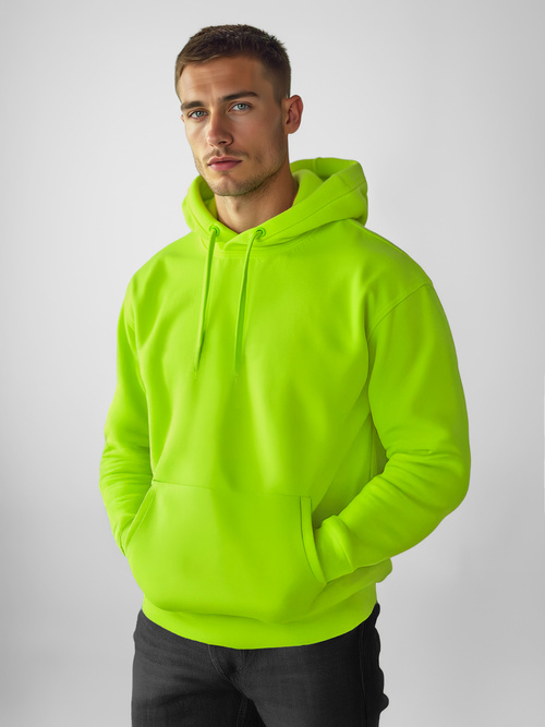 Hanorac bărbați neon verde OZONEE JS/2009Z