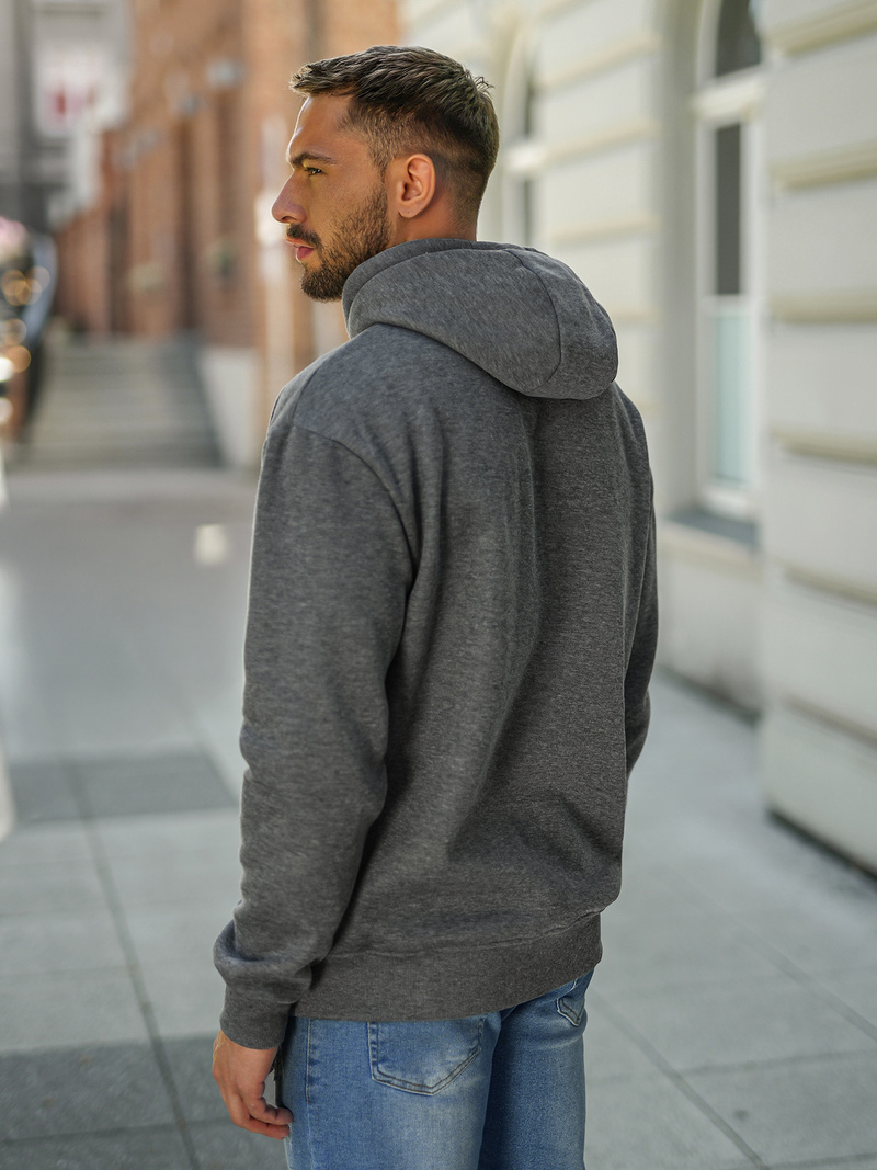 Hanorac bărbați antracit OZONEE JS/8B1773/5