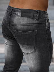 Blugi bărbaţi negri OZONEE NB/MP0075N