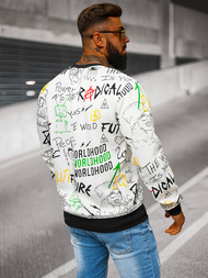 Bluză bărbați albă OZONEE JS/8B1228/1