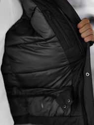 Geacă bărbați neagră-gri OZONEE JS/91M9903/92