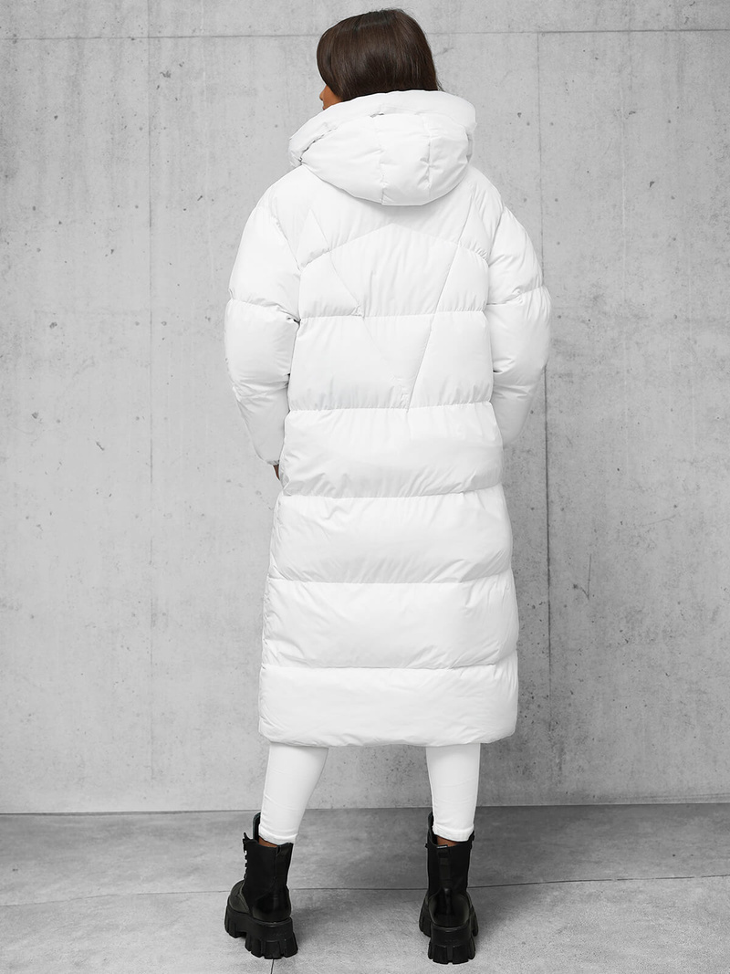 Geacă de femei alb OZONEE JS/5M3163/281Z