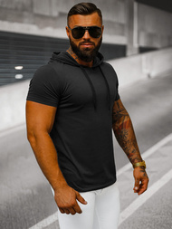 Tricou bărbați negru OZONEE JS/8T89/3