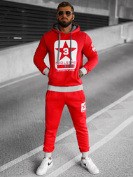 Compleu sport bărbaţi roșu OZONEE JS/8C59/18Z