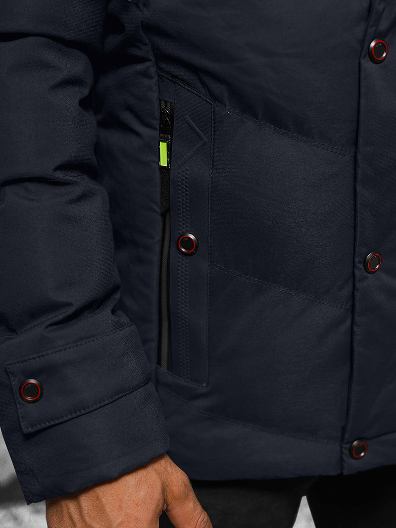 Geacă bărbați albastru marin OZONEE JS/5M3137/215