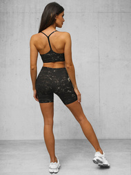 Trening din două piese pentru dame negru OZONEE O/XL015/1Z