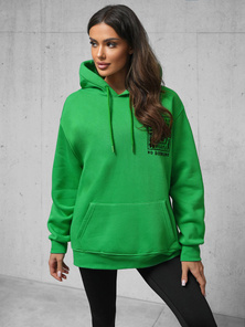 Hanorac verde OZONEE O/SWE23017Z