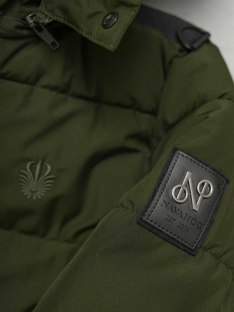 Geacă de femei kaki OZONEE O/W377Z