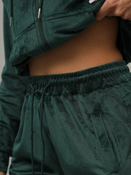 Compleu dama din catifea verde închis OZONEE JS/8C1176/9Z