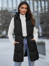 Vestă femei neagră OZONEE JS/M721/392Z