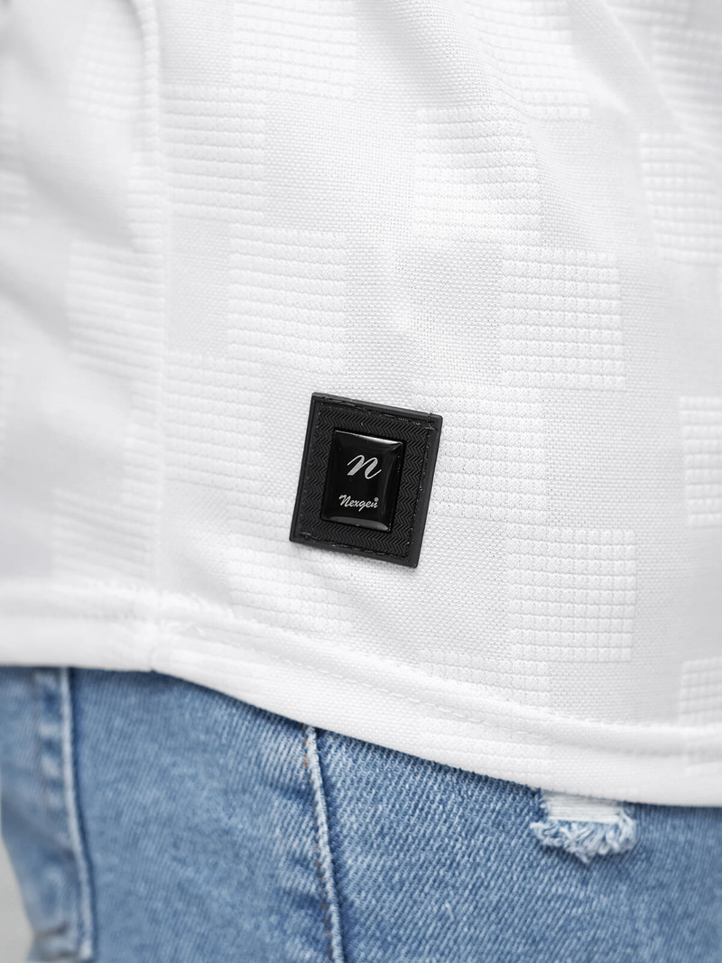 Tricou bărbați alb OZONEE O/QS11621