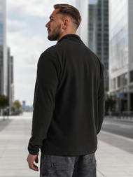 Hanorac cu fermoar bărbați negru OZONEE JS/HH016/3