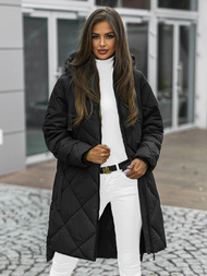 Geacă de femei neagra OZONEE JS/5M3168/392Z