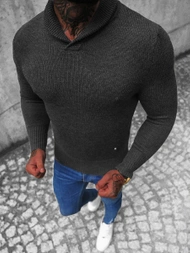 Pulover bărbați antracit OZONEE NB/MM6018/3